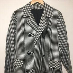 VINTAGE BG LANSON DOUBLE BREASTED TRENCH COATS SIZE L